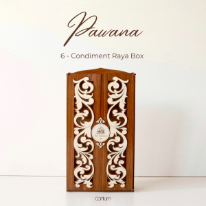 PAWANA - 6 CONDIMENT WOODEN RAYA GIFT SET 2025