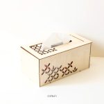 Essie Wooden Tissue Holder