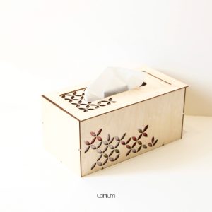 Essie Wooden Tissue Holder