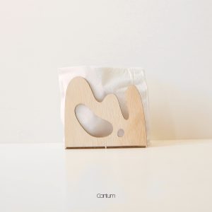 Zappher Wooden Tissue Holder
