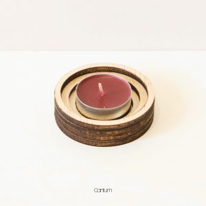 Aspen Wooden Candle Holder