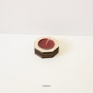 Antony Wooden Candle Holder