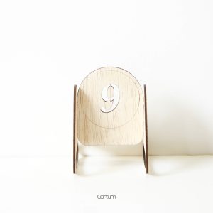 Wooden Table Number - D9