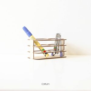 Eve Wooden Pen Holder – Personalized Desk Organizer | Custom Engraved Office Accessory