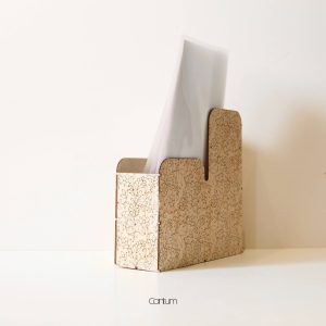 Calliope Wooden File Holder – Personalized Desk Organizer | Custom Engraved Office Accessory